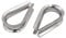 10x Kausche 3mm Edelstahl Drahtseilkauschen rostfrei Inox AISI316 V4A (3mm)