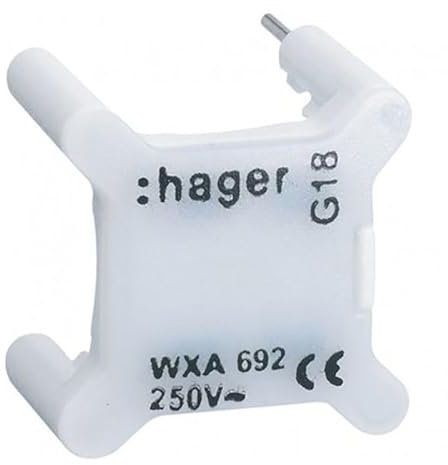 voyant pour interrupteur - 230v - blanc - hager gallery wxa692