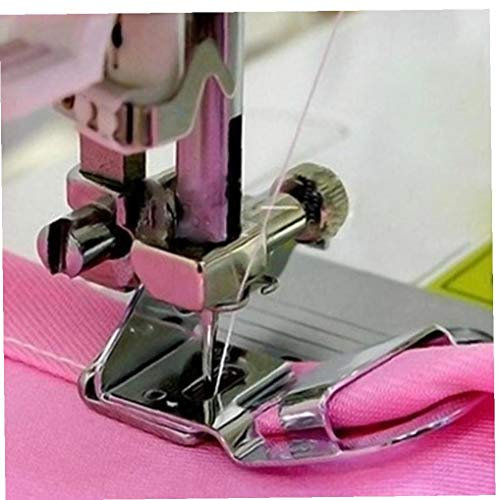 AMOYER Nähmaschine Naehfuesse Set Überlagerung Naehfuesse Haushaltsnaehmaschinen Geräte Gummibänder Crimpen Naehfuesse 6mm