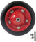 Replacement 13x3 Puncture Proof/Solid Wheelbarrow Wheels With Axle, Perfect for Garden and Utility Carts, For Puncture Proof wheelbarrow wheel replacement for Trolley