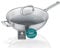 Berndes Wok Tricion Resist 32 cm, Wokpfanne mit Deckel 5,7 l Volumen, für alle Herdarten inkl. Induktion, antihaft beschichtet