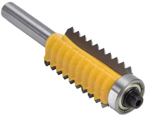 Verleimfräser Gehrung Fräse Set, Finger-Verleimfräser, Verstellbarer Fingergelenk-Fräser, 8 * 30mm V-Gelenkfräser Leimfräser V Zapfenfräsmaschine für Holzschneidemaschine Zapfenschneidemaschine