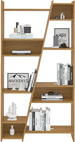 Seconique Naples Tall Bookcase in Oak Effect