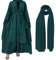 Odizli Muslimische Kleider Damen Arabische Islamische Kleidung Frauen Abaya Muslim Jilbab 2 Teilig Kaftan Khimar Hijab Kleid Islam Gebetskleidung Langarm Namaz Elbisesi Lang Gebetskleid Dunkelgrün M