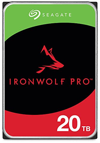 Seagate IronWolf Pro 3,5 (3 anni di recupero dati inclusi) 20TB Hard Disk interno HDD CMR 5 anni di garanzia 6Gb/s 256 MB 7200 rpm 24 ore di funzionamento PC NAS ST200000NT001