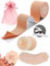 GLINDIHOME Cinta Adhesiva Pecho 5m. Incluye: 1 Rollo Boob Tape +2 Pezoneras Adhesivas Invisibles Reutilizables +36 Tiras Doble Cara Ropa +10 Pezoneras Tela +Bolsa. Sujetador Invisible. (Beige)