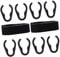 Didiseaon Microphone Pole Clamp Plastic Clips for Cable Organizer Mic Cord Clamp Easy to Use