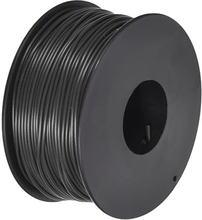 QUARKZMAN Filo 28AWG Calibro 28Filo Intrecciato in PVC Cavo Collegamento, Cavo Elettrico UL1007 Bobina Filo Rame Stagnato 50M/164 Piedi Nero per Collegamenti Interni, Marino