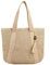 DEIUOG Sac de paille pour femme, grand sac tissé avec fermeture éclair, sac de plage, sac fourre-tout, sac en raphia, sac à main bohème, beige, 17.71*14.96inch/45*38cm