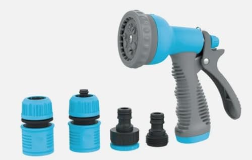Multi- Function Garden Hose Connector Set & Spray Gun Water Sprayer and Pipe Fittings Accessories
