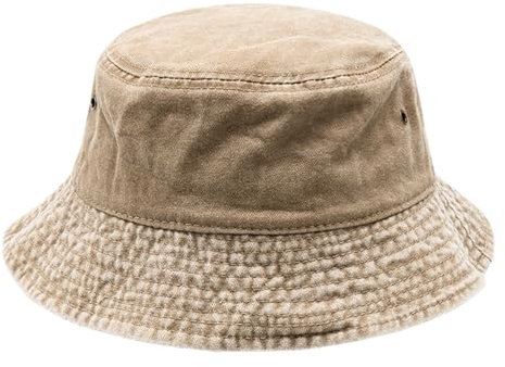 HDGSAFD 1 cappello da sole pieghevole, cappello da sole estivo, cappello da pesca, cappello da caccia, cappello da sole traspirante e confortevole, tesa larga, protezione UV, cappello estivo, cachi,