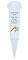 In Loving Memory Verse Graveside Memorial Grave Spiked Flower Vase (Dad, White with Robin Design)