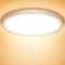 NIBSHOOM LED Deckenleuchte, 18W 1800LM Superschlanke Deckenlampe 3000K IP44 Wasserfest für Wohnzimmer Badezimmer Schlafzimmer Küche Flur Balkon, Rund und Flach Modern Led Lampen Ø220*H24mm, Warmweiß