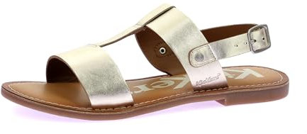 Kickers Dines, Sandales Femme, Or, 37