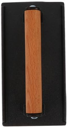 SEWOART Plancha De Parrilla Grill Sandwichera Plancha Placa De Hierro Prensa De Parrilla Manual Mango De Madera Cómodo y Duradero Negro