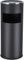 Standing Ashtray Cigarette Bin Outdoor Stainless Steel Black 60.5 x 24.5 cm for Patio Garden and Public Spaces