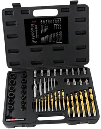 Dualoai Jeu D'extracteurs de Boulons 49x, Retrait de Boulons, Vis à Six Pans Creux,