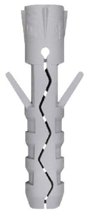 + Dübel aus Nylon ohne Rand 16 x 80 (15 Stück)