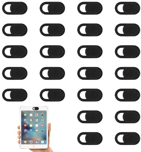 24 Pezzi Webcam Cover, Copri Webcam Slider del Telefono Cellulare, Copertura Webcam del Computer Portatile, Ultra Sottile Camera Cover per Computer Portatili, Smartphone e Personal Computer