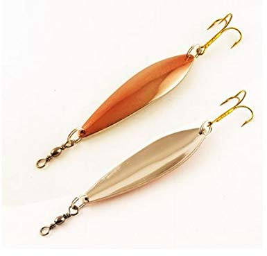 Allcock Copper Silver Long Spoon 3 Salmon/Pike Lure