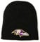 Baltimore Ravens Black Skull Cap - NFL Cuffless Beanie