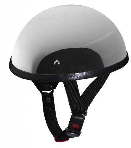 NERVE hld-4 d' epoca nh201 Casco Moto Ciclomotore Chopper Scodella, Cromo/Argento specchiato, taglia L