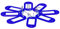 D.RECT Porte Clef Étiquettes en Plastique, Lot de 10 Pièces - Étiquettes Inscriptibles pour Clés avec Boucles - Porte-Clés Personnalisés, Bleu
