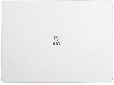 Premier Housewares 1203649 Charm Placemats - Set of 4, White, H2 x W29 x D22cm