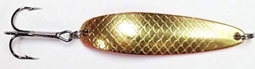 Allcock Halcyon Spoon 24 Gram**Silver/Copper/Gold All with Red Belly**Like Buch Special**Salmon Trout Pike Perch Predator Lure Wobbler (Copper)