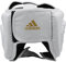 adidas Head Guard Speed Sparring Boxing Training Kopfschutz, weiß, L