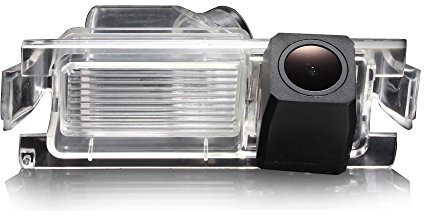HD CCD Kofferraumgriff Rückfahrkamera Farbkamera Einparkkamera Nachtsicht und Rückfahrsystem Einparkhilfe-Wasserdicht&Stoßfest für Hyundai i30 i20 i10 Solaris/Kia Soul/ceed/Rohens coupe tiburon/K2 Rio