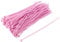 sourcing map 120pcs Cable Zip Ties Nylon Cable Wire Ties 6 Inch Self-Locking Nylon Tie Wraps Pink