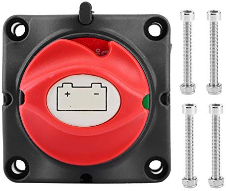 Battery Isolator Switch 2V, Battery Isolator Switch, Battery Disconnect Switch Yacht Battery Switch 2V 600A Battery Power Isolator Master Disconnect Cut Off Two Level Switch for RV Yacht