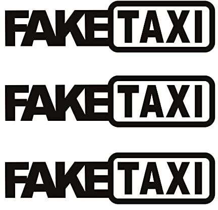 TOMALL Reflektierende Aufkleber für Auto, Stoßstange, Kotflügel, Fenster, wasserdicht, lustig, selbstklebend, Vinyl-Aufkleber, Dekoration für SUV, LKW, Motorräder, Fahrräder, 3 Stück (schwarz)