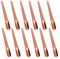 Lot de 12 Cuillères à Dessert en Acier Inoxydable - 12 cm, Mini Cuillères de Dégustation en Métal pour Apéritif, Pelle à Expresso, Réutilisables pour Crème Glacée, Café, Boissons (Or Rose)