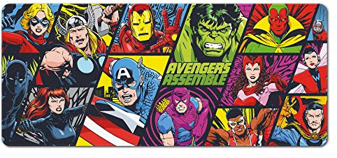empireposter Gaming Mousepad - Marvel Avengers Assemble - extra groß - 80x35 cm