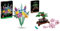 LEGO 10313 Icons Bouquet Fiori Selvatici Finti con Papaveri e Lavanda Artificiali & 10281 Icons Albero Bonsai, Piante Artificiali, Costruzione in Mattoncini