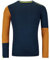 Ortovox 185 Rock'N'Wool Long Sleeve für Herren | Extra weiche Merinowolle Baselayer für Wintertouren, Skifahren & Snowboarden, Deep Ocean, XL