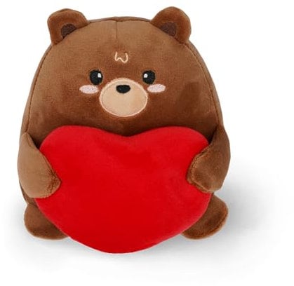 Legami - Peluche Plush Super Soft!, Tema Teddy Bear, Formato Mini, con Carta d'Identità personalizzabile, Sta in Piedi da Solo, 14x15x12 cm