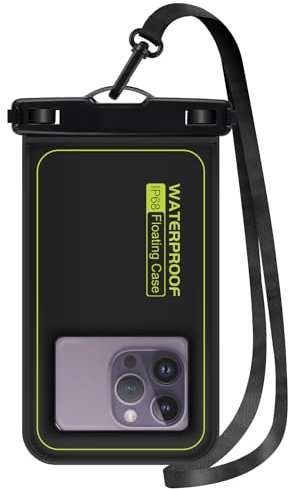 ANLEDDA wasserdichte Handyhülle Schwimmende,IPX8 Unterwasser Handytasche Wasserfeste Hülle für Schwimmen wasserfeste hülle Waterproof case für iPhone 15 Pro Max, 14/13/12/11/XS bis zu 7,0 Zoll