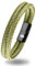 Galeara design Bracciale Corda - Braccialetto Nautico - Magnetico Noa Marina (Noa Verde - Nero, 195)