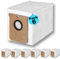 6 Bolsas de Recambio para Conga 7490 Ultimate Home Genesis, Conga Home 10000, 8090 Ultra, 8490*, 9090 IA, L50, L60 SES, Haier H9. Recambio a prueba de Fugas Hipoalergénico de 2,8L.