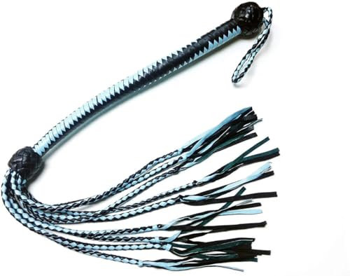 Sduxion Flogger Cravache d'équitation en cuir de qualité supérieure