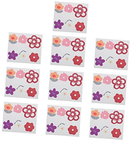 MAGICLULU 60Stücke Blumen Cupcake Topper Tortendekoration Für Geburtstagsfeiern Muttertag Und Hochzeiten Design Mit Kleinen Blumenmotiven Für Süße