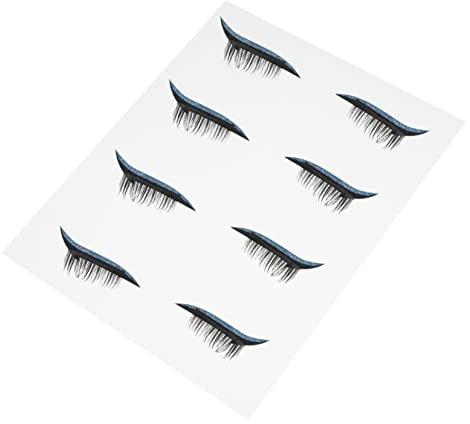 VICASKY 4paare Eyeliner Aufkleber Eyeliner Klebeband Streifen Aufkleber Auge Linie Streifen Für Tägliche Make-up Und Kostümpartys