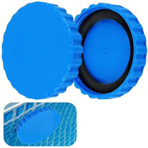 Set di 2 accessori per piscina, tappi per piscine Intex e Bestway, con guarnizioni abbinate