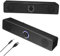 Lurrose Barre de Son Compacte pour TV et Ordinateur Système Audio Stéréo Facile Design Élégant Maison Bureau 80 CM Noir