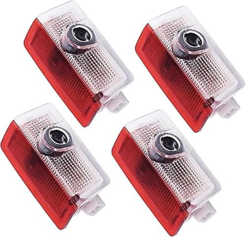 EIMINB Lot de 4 projecteurs LED pour portière de voiture - Pour Mercedes Benz A B C E AMG W166 W176 W177 W205 W212 W213 W218