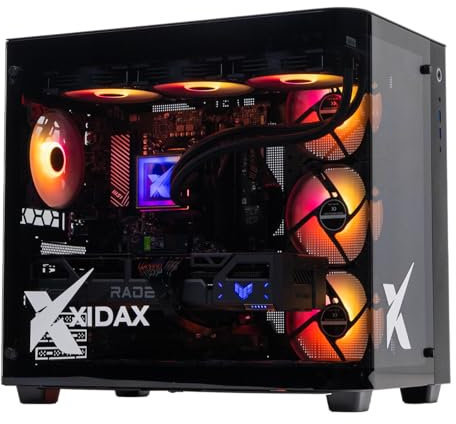 XIDAX X-6 Series - AMD Ryzen 7 7800X3D 4.2GHz (Max: 5.0GHz) | AMD Radeon RX 9060XT 8GB | 2TB NVMe M.2 SSD | 32GB (2x16GB) 5600Mhz Ram | Genuine Window 11 Home - Assembled & Serviced in The U.S.