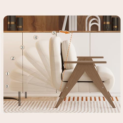 Schlafsofa Umwandelbare Loveseat-Sofasofas, multifunktionales, klappbares Ottoman-Bett mit verstellbarer Rückenlehne, moderner ausziehbarer Schlafsessel for Wohnzimmer, Apartment, Büro Klappbett(Khaki